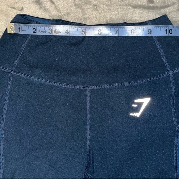 Gymshark Cropped Leggings Blue Women’s Size Extra Small - Picture 6 of 11